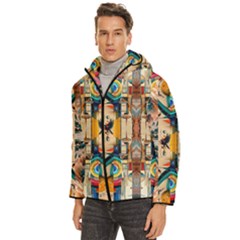 Men s Hooded Quilted Jacket 