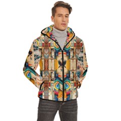 Men s Hooded Quilted Jacket 