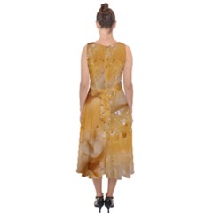 Midi Tie-Back Chiffon Dress 