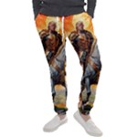 Heroic Trump Warrior in Golden Armor Men s Jogger Sweatpants