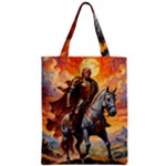 Heroic Trump Warrior in Golden Armor Zipper Classic Tote Bag