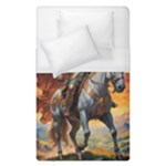 Heroic Trump Warrior in Golden Armor Duvet Cover (Single Size)