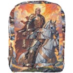 Heroic Trump Warrior in Golden Armor Full Print Backpack