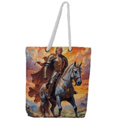 Full Print Rope Handle Tote (Large) 