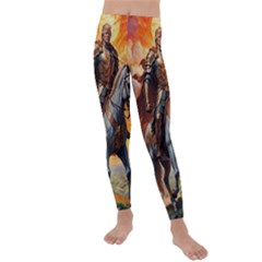 Kids  Lightweight Velour Leggings 