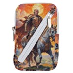 Heroic Trump Warrior in Golden Armor Belt Pouch Bag (Large)