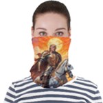 Heroic Trump Warrior in Golden Armor Face Seamless Bandana (Adult)