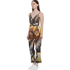 V-Neck Camisole Jumpsuit 