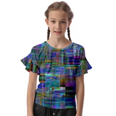 Kids  Cut Out Flutter Sleeves 