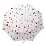 Christmas Xmas Holiday Pattern Background Folding Umbrellas