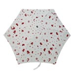 Christmas Xmas Holiday Pattern Background Mini Folding Umbrellas