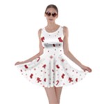 Christmas Xmas Holiday Pattern Background Skater Dress