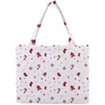 Christmas Xmas Holiday Pattern Background Mini Tote Bag