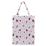 Christmas Xmas Holiday Pattern Background Classic Tote Bag