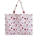 Christmas Xmas Holiday Pattern Background Zipper Mini Tote Bag