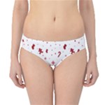 Christmas Xmas Holiday Pattern Background Hipster Bikini Bottoms