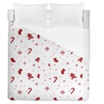 Christmas Xmas Holiday Pattern Background Duvet Cover (Queen Size)