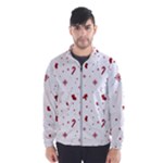 Christmas Xmas Holiday Pattern Background Men s Windbreaker