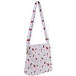 Christmas Xmas Holiday Pattern Background Zipper Messenger Bag