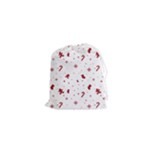 Christmas Xmas Holiday Pattern Background Drawstring Pouch (XS)