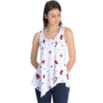 Christmas Xmas Holiday Pattern Background Sleeveless Tunic