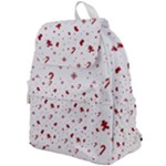 Christmas Xmas Holiday Pattern Background Top Flap Backpack