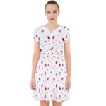 Christmas Xmas Holiday Pattern Background Adorable in Chiffon Dress