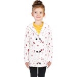 Christmas Xmas Holiday Pattern Background Kids  Double Breasted Button Coat