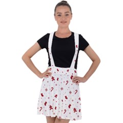 Velvet Suspender Skater Skirt 