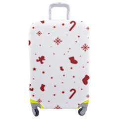 Christmas Xmas Holiday Pattern Background Luggage Cover (Medium) from ArtsNow.com