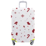 Christmas Xmas Holiday Pattern Background Luggage Cover (Medium)