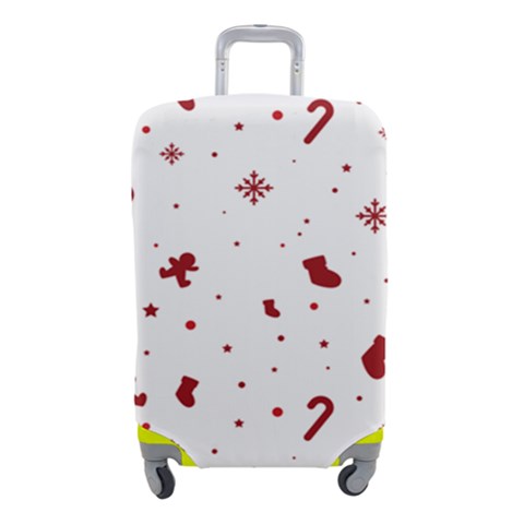 Christmas Xmas Holiday Pattern Background Luggage Cover (Small) from ArtsNow.com