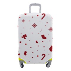 Christmas Xmas Holiday Pattern Background Luggage Cover (Small) from ArtsNow.com