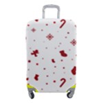 Christmas Xmas Holiday Pattern Background Luggage Cover (Small)