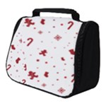 Christmas Xmas Holiday Pattern Background Full Print Travel Pouch (Small)