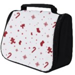 Christmas Xmas Holiday Pattern Background Full Print Travel Pouch (Big)