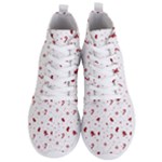 Christmas Xmas Holiday Pattern Background Men s Lightweight High Top Sneakers