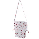 Christmas Xmas Holiday Pattern Background Folding Shoulder Bag