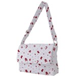 Christmas Xmas Holiday Pattern Background Full Print Messenger Bag (S)