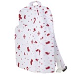 Christmas Xmas Holiday Pattern Background Double Compartment Backpack