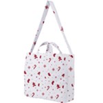 Christmas Xmas Holiday Pattern Background Square Shoulder Tote Bag