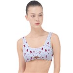 Christmas Xmas Holiday Pattern Background The Little Details Bikini Top