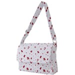 Christmas Xmas Holiday Pattern Background Full Print Messenger Bag (L)