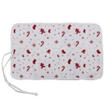 Christmas Xmas Holiday Pattern Background Pen Storage Case (S)