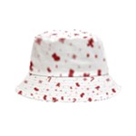 Christmas Xmas Holiday Pattern Background Inside Out Bucket Hat