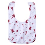 Christmas Xmas Holiday Pattern Background Baby Bib