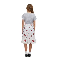 Kids  Ruffle Flared Wrap Midi Skirt 