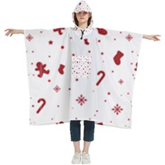 Women s Hooded Rain Ponchos 