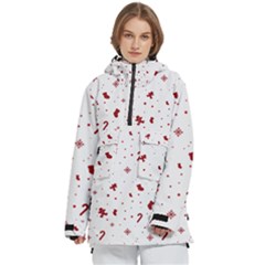 Women s Pullover Zip Ski and Snowboard Waterproof Breathable Jacket 