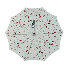 Christmas Xmas Holiday Pattern Background Automatic Folding Umbrella with Case (Large) from ArtsNow.com